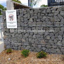 Factory price galvanized gabion basket/box for sale used for hesco barrier 2-6mm wire 0.5-2m size gabion wall basket/cage/box